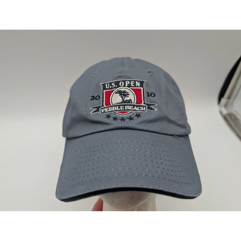 USGA 2010 U.S. Open Pebble Beach Golf Hat Gray Adjustable Member Cap